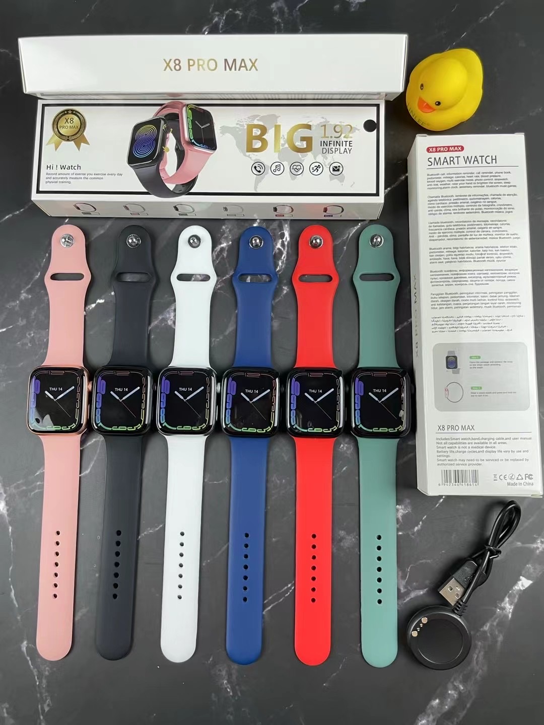 S8Promax智能手表S8心率运动健康计步提醒蓝牙通话NFC外贸热销 http://detail.m.1688.