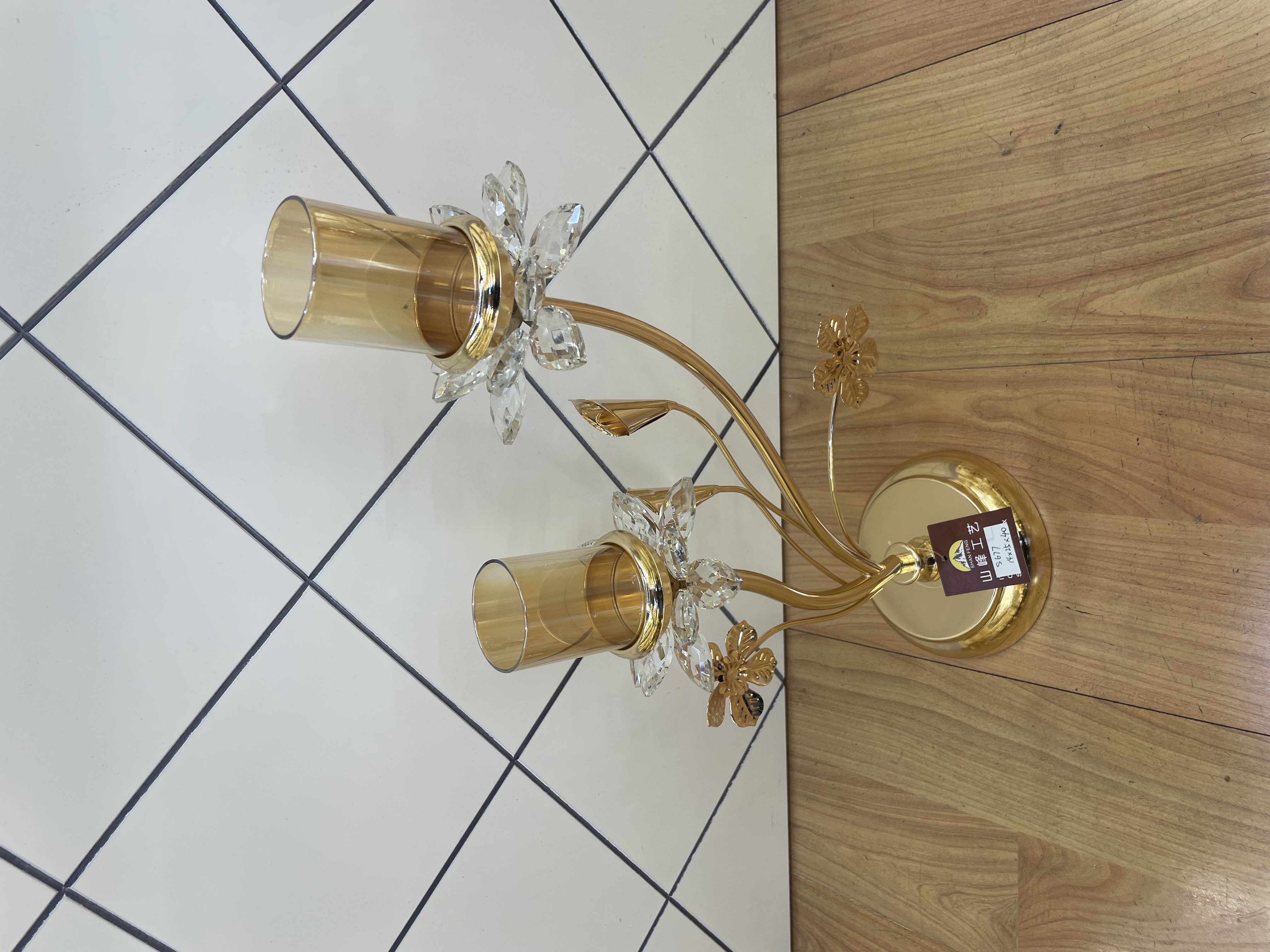 S677金属烛台 合金烛台 水晶烛台 玻璃烛台家居装饰品装饰工艺品