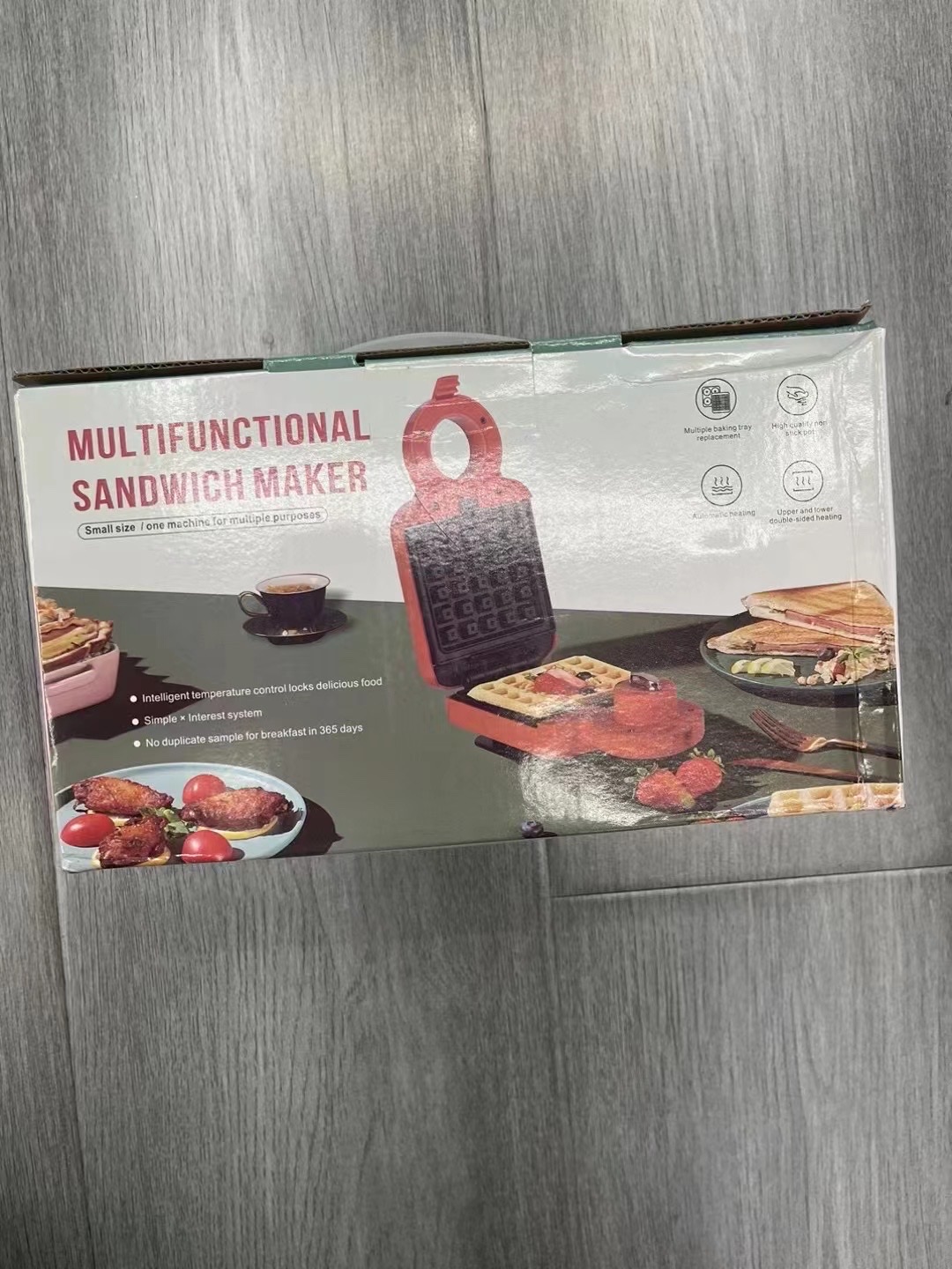 三明治早餐机定时多功能家用小型华夫饼轻食机吐司压烤面包机