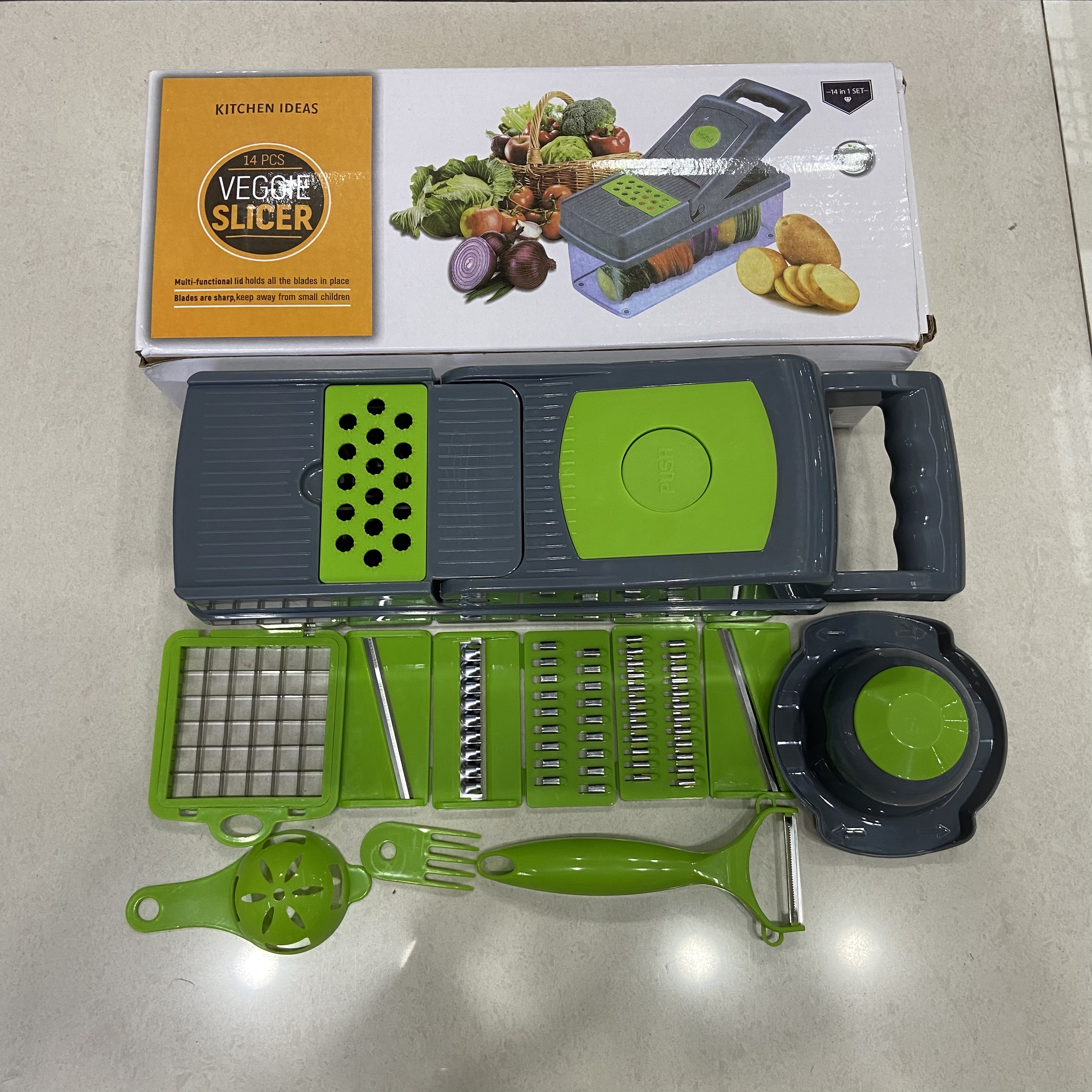 Vegetable cutter, multi-functional dice cutter, shredded cutter, grater, slicer, slicer, multi-functional grater