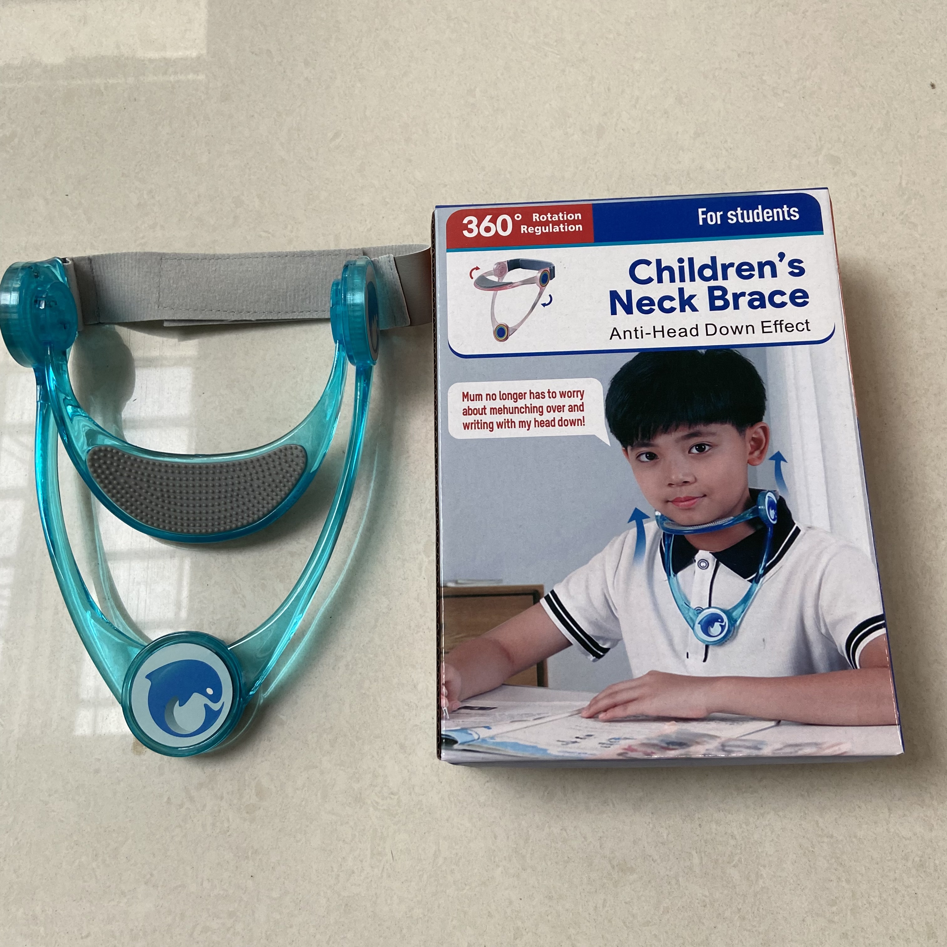 可调式颈托防低头肩颈脖子前倾颈椎矫正护颈固定支撑架牵引器