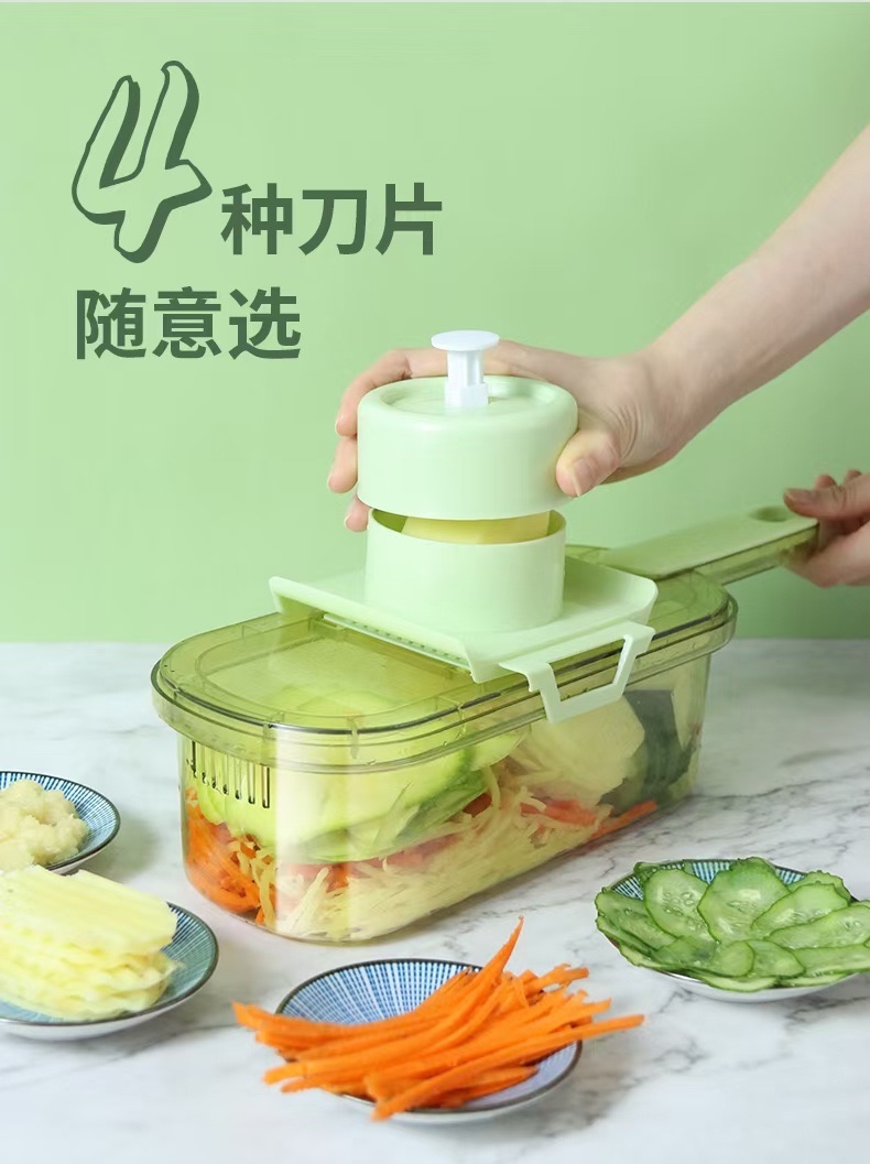 Self-designed grater, a perfect tool for slicing potatoes and vegetables, a multi-functional socket grater for home kitchens details Picture