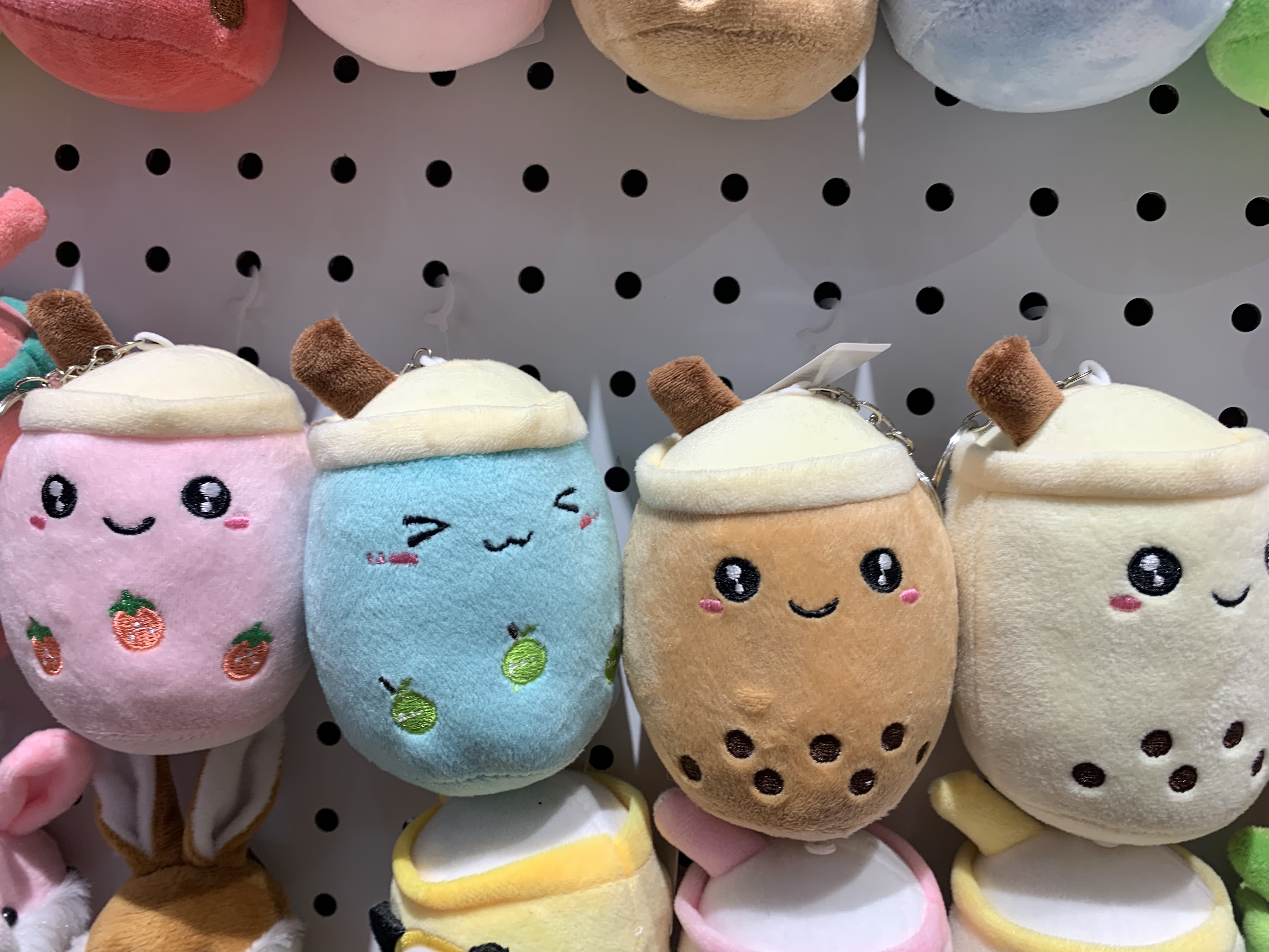 Plush pendant, four-sided spring hanging feet, radish keychain, rabbit milk tea cup, grabber, Douyin live streaming, Amazon cross-border factory Item Picture