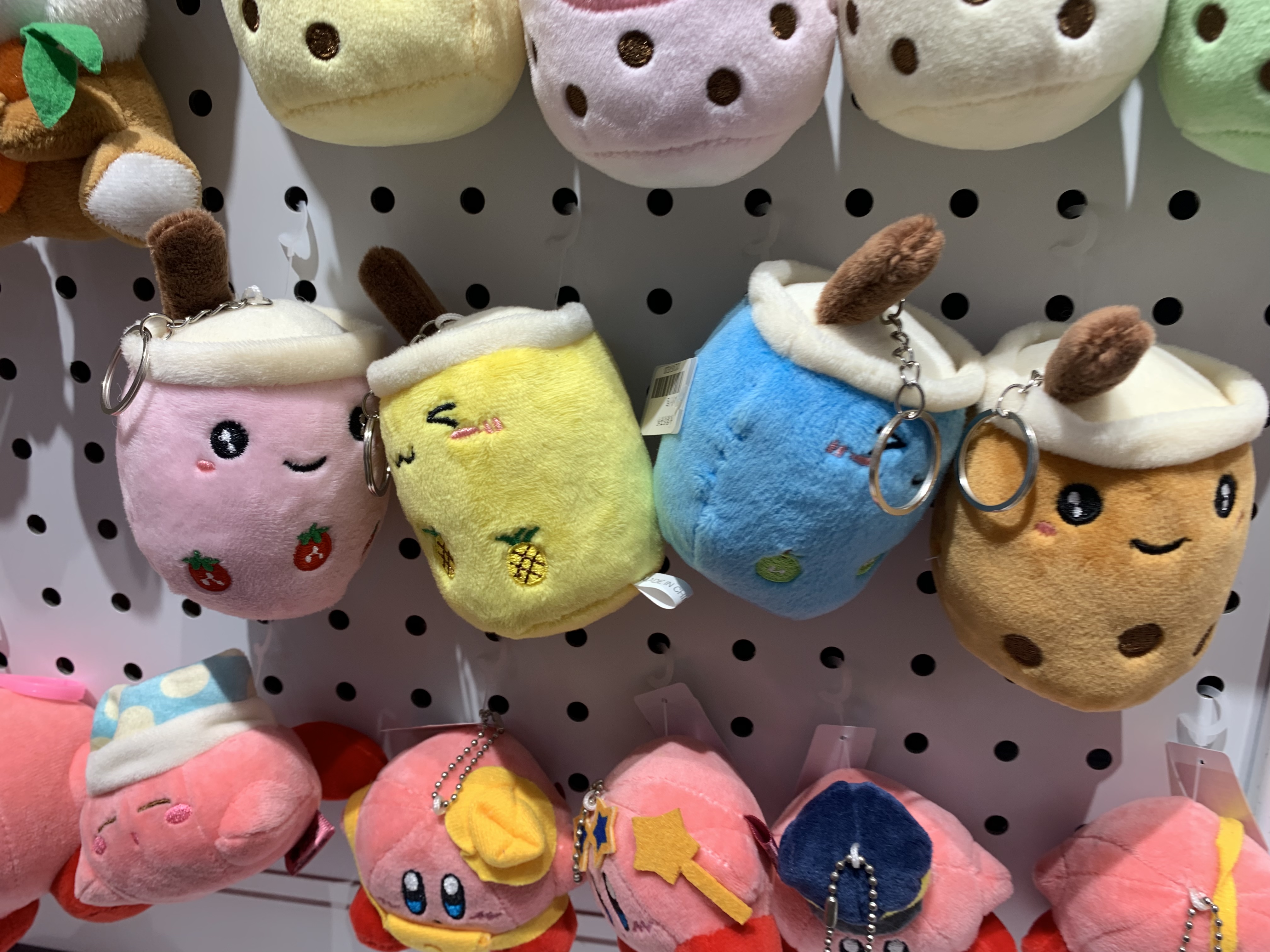 Plush pendant, four-sided spring hanging feet, radish keychain, rabbit milk tea cup, grabber, Douyin live streaming, Amazon cross-border factory Application Scenario