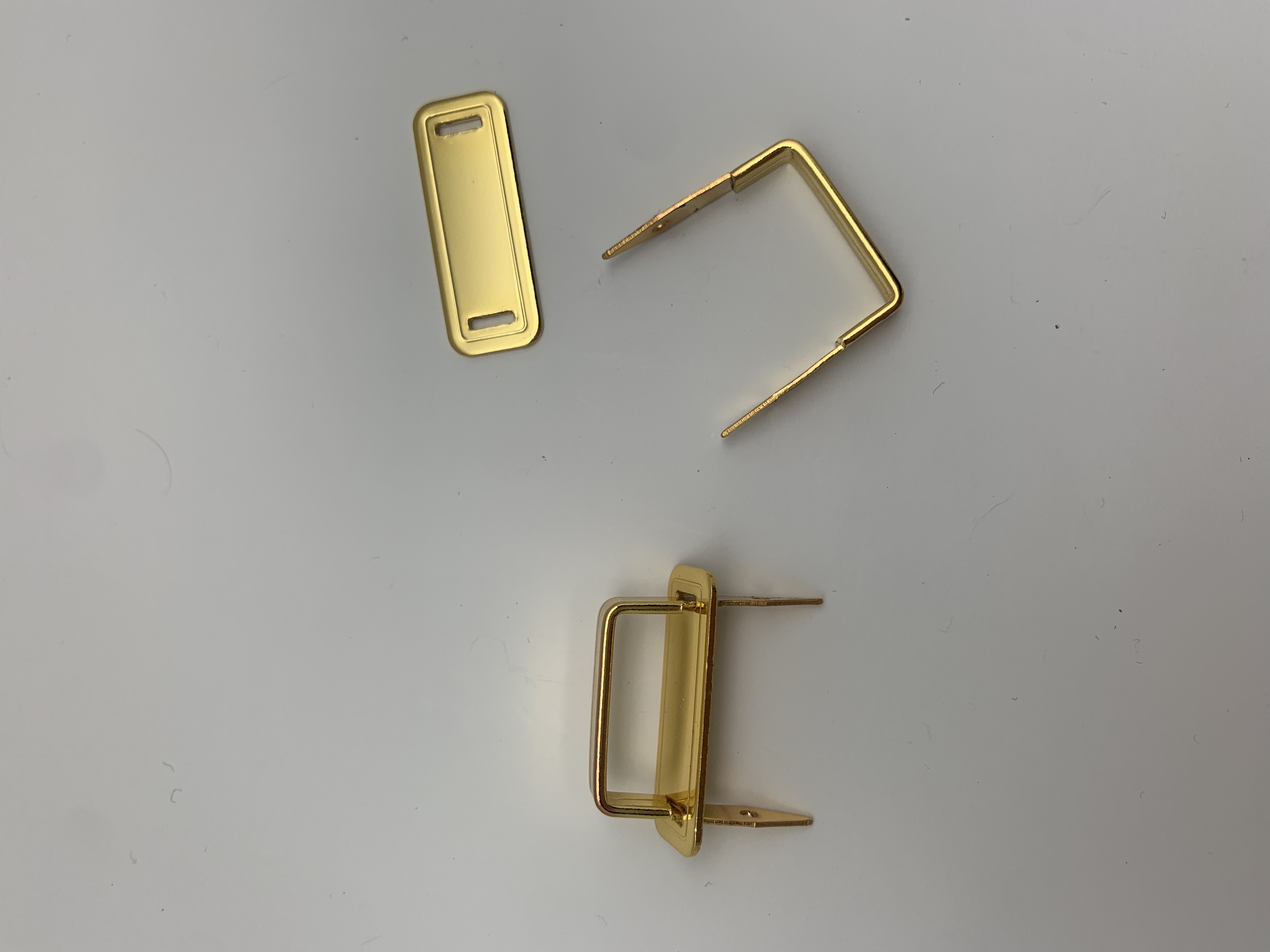 箱包拉手配件脚金色皮配件拱桥双合一配件