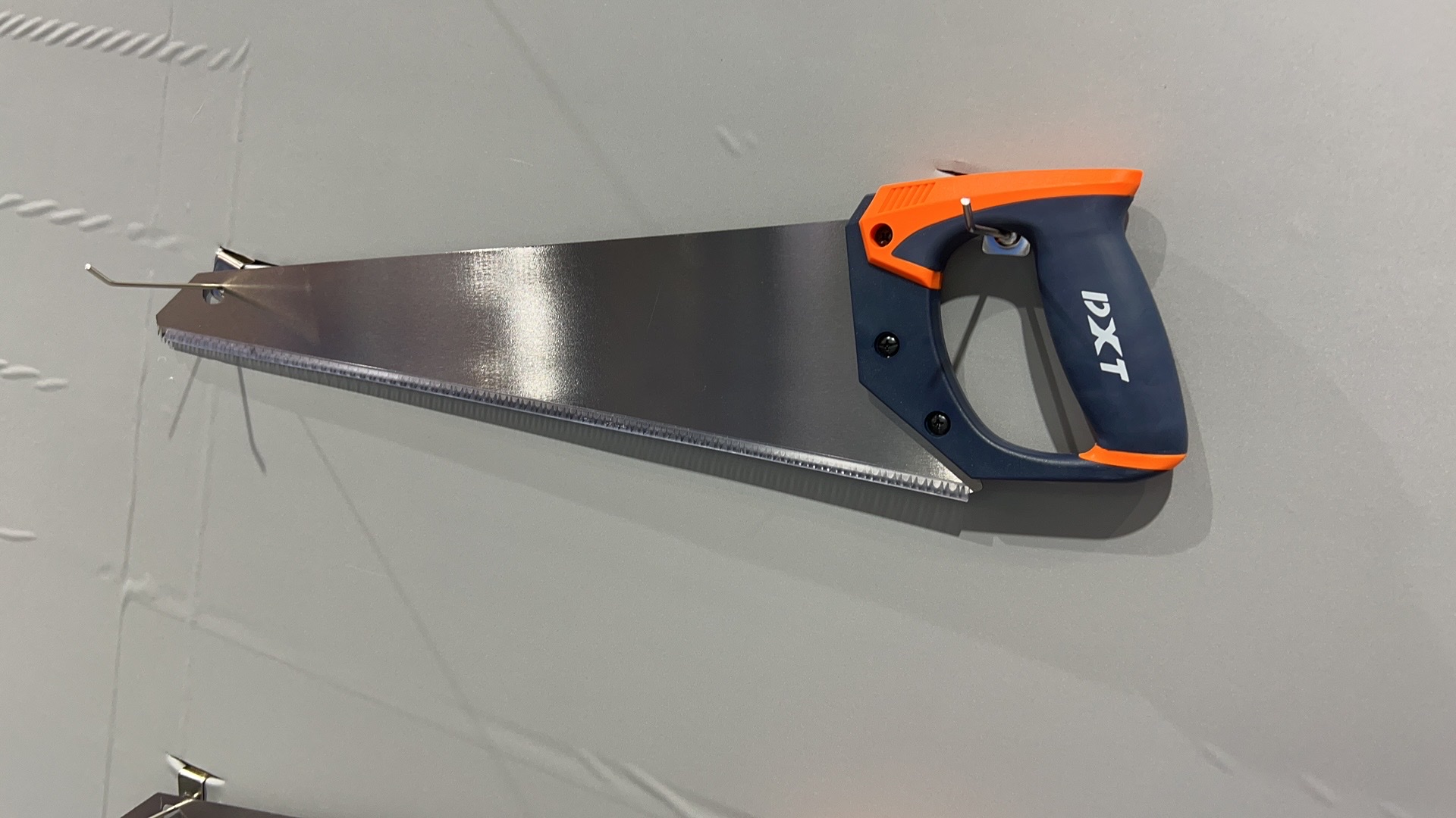 Woodworking saw, hand saw, two-color handle, woodcutter, garden saw, household plastic hand saw