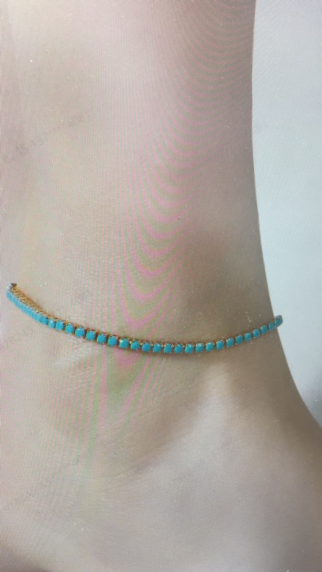 Stainless steel butterfly crystal colorful anklets are the first choice for colorful live streaming and Douyin Specification image