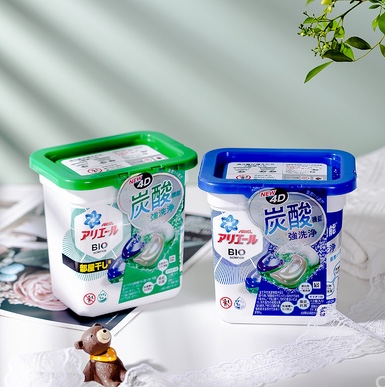 12 capsules of the new 4D laundry dropper ball carbonated, long-lasting, stain-removing and antibacterial laundry detergent from P&G/ Procter & Gamble in Japan Specification image