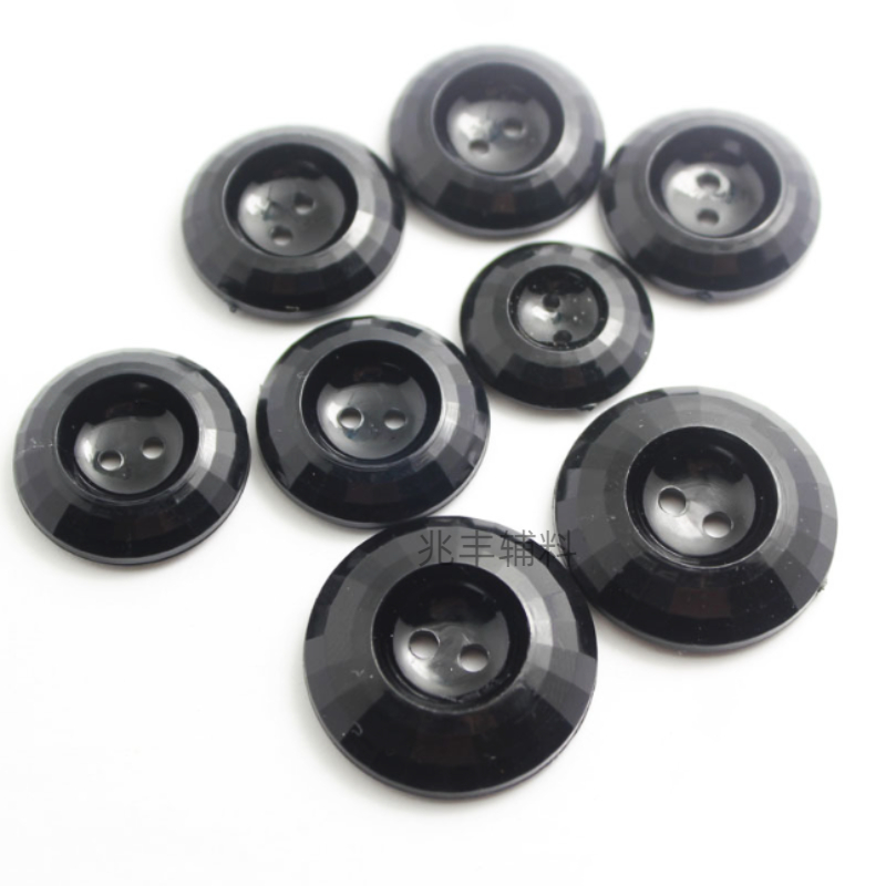 Factory direct sales of high-end black double-eye checkered beveled bowl buckle woolen overcoat and windbreaker with bird's nest shaped buttons