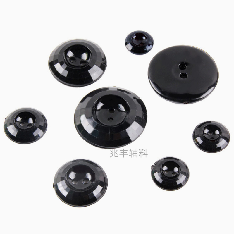 Factory direct sales of high-end black double-eye checkered beveled bowl buckle woolen overcoat and windbreaker with bird's nest shaped buttons Application Scenario