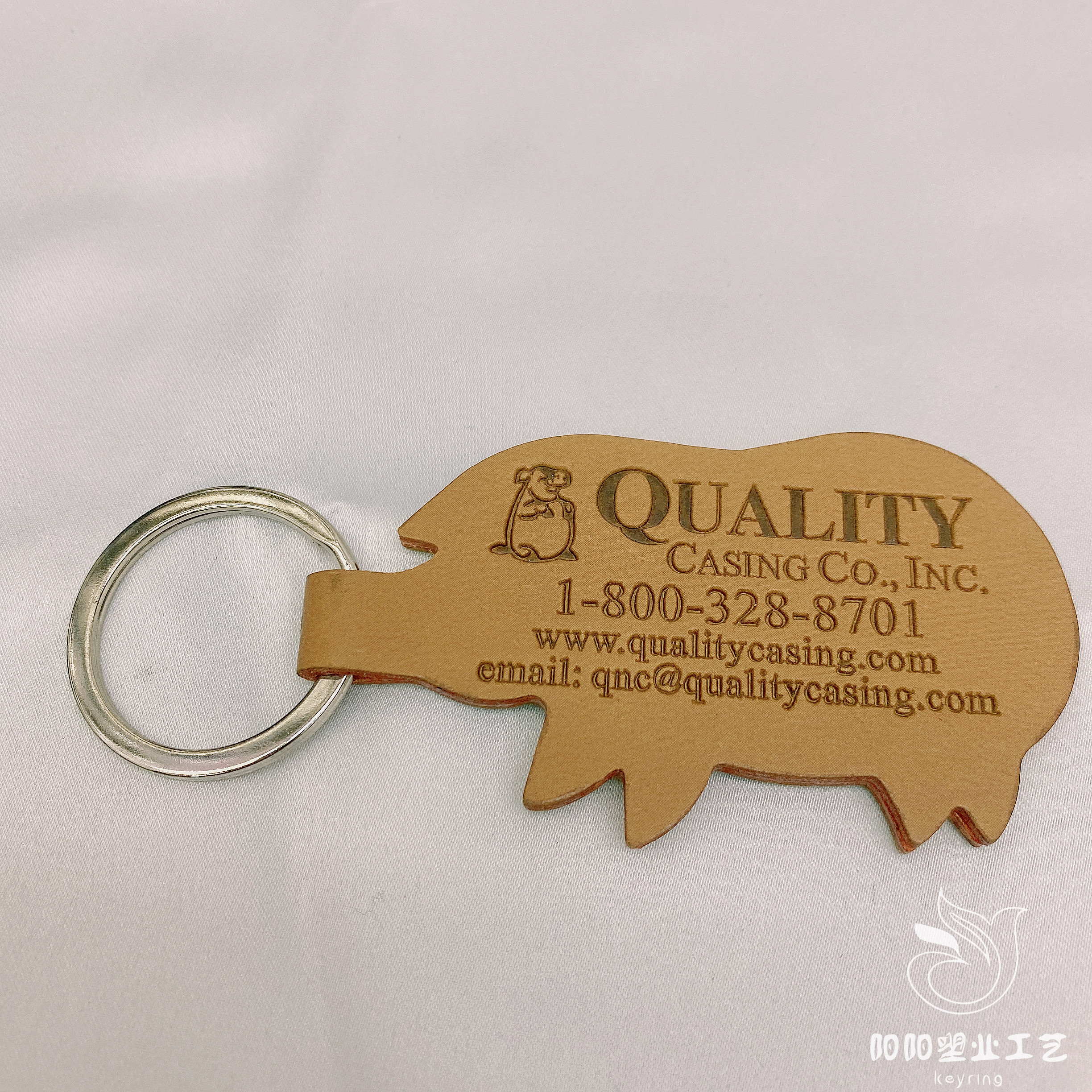 Llavero de cuero PU eventos de negocios publicidad pequeño regalo colgante de llaves de cuero del coche llavero colgante Specification image
