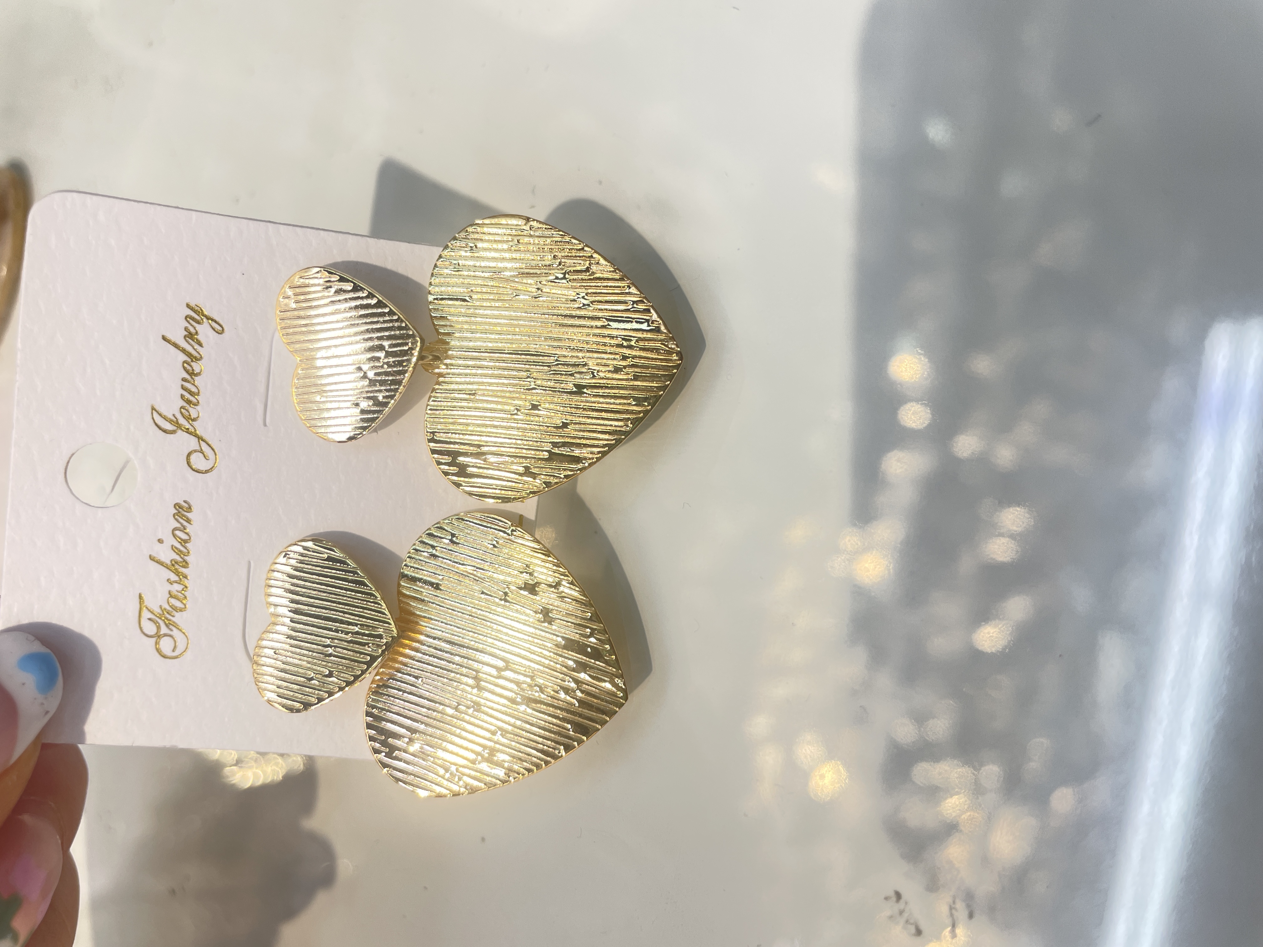 爱心耳环轻奢新款时尚百搭休闲尚美饰品4385-102