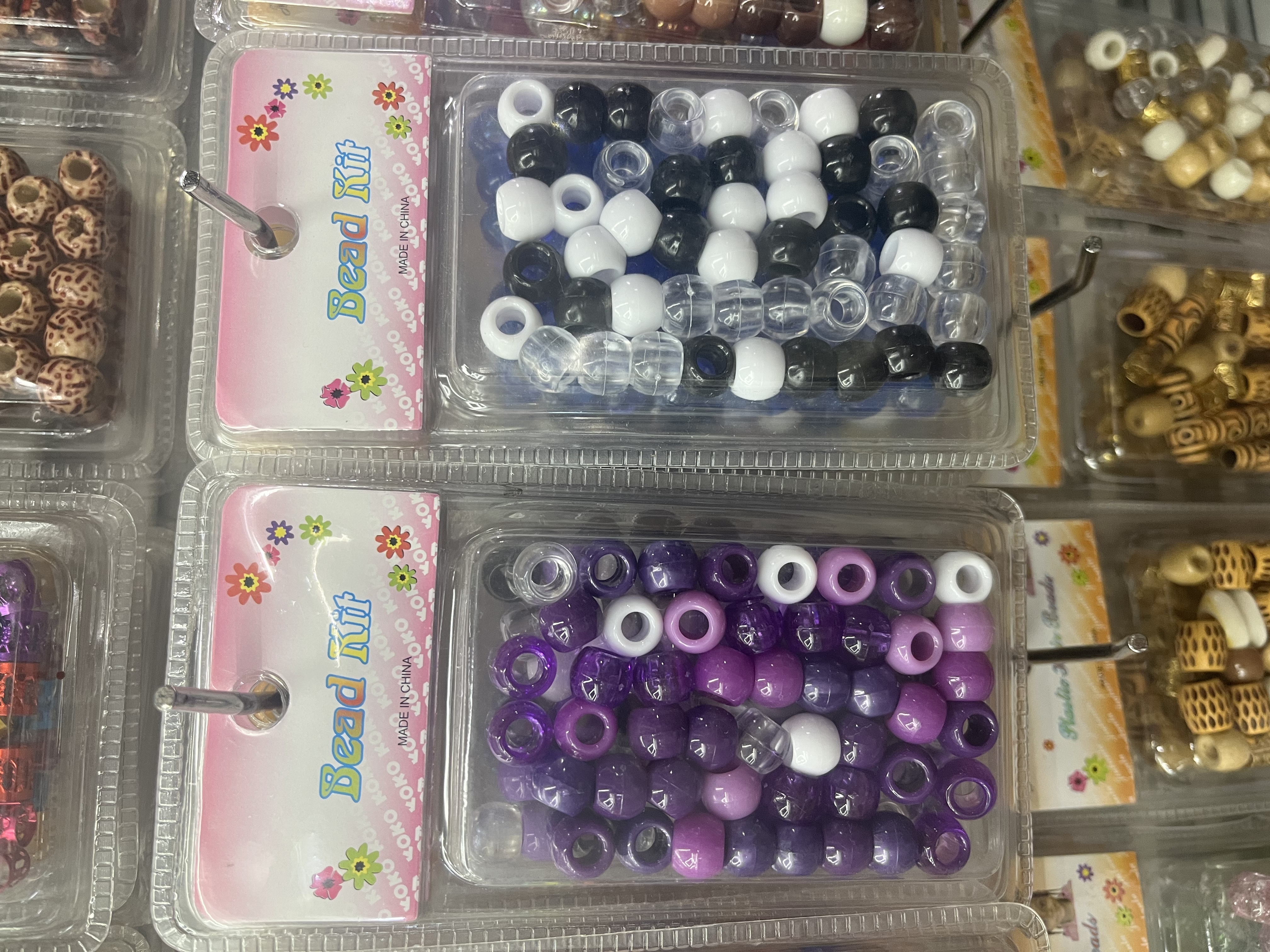 黑人脏辫 塑料扣 假发配件 外贸批发