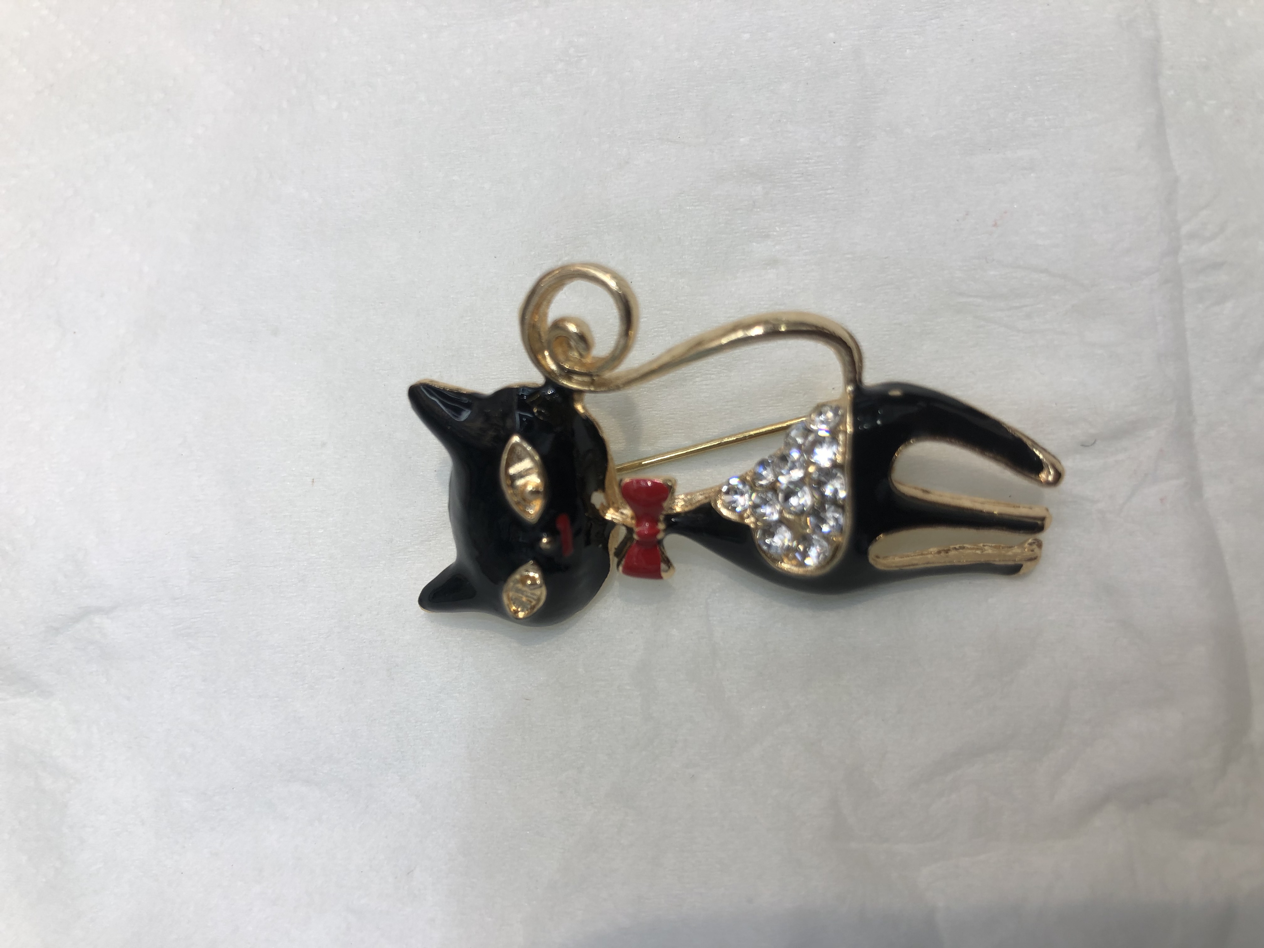12个一打，可爱猫胸针