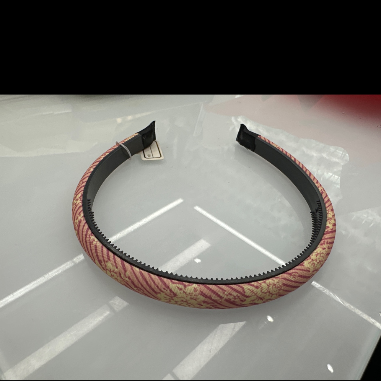 韩版花布小海绵有齿头扣，6色，12个装，菲嫦138