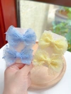 Korean-style princess bow hair clips, children's hair accessories, super beautiful gilded gauze, baby bangs clips, broken hair clips, headwear clips details Picture