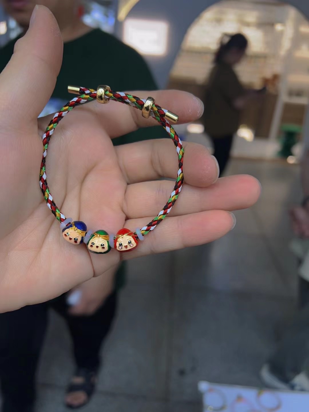 端午节五彩绳粽子配件