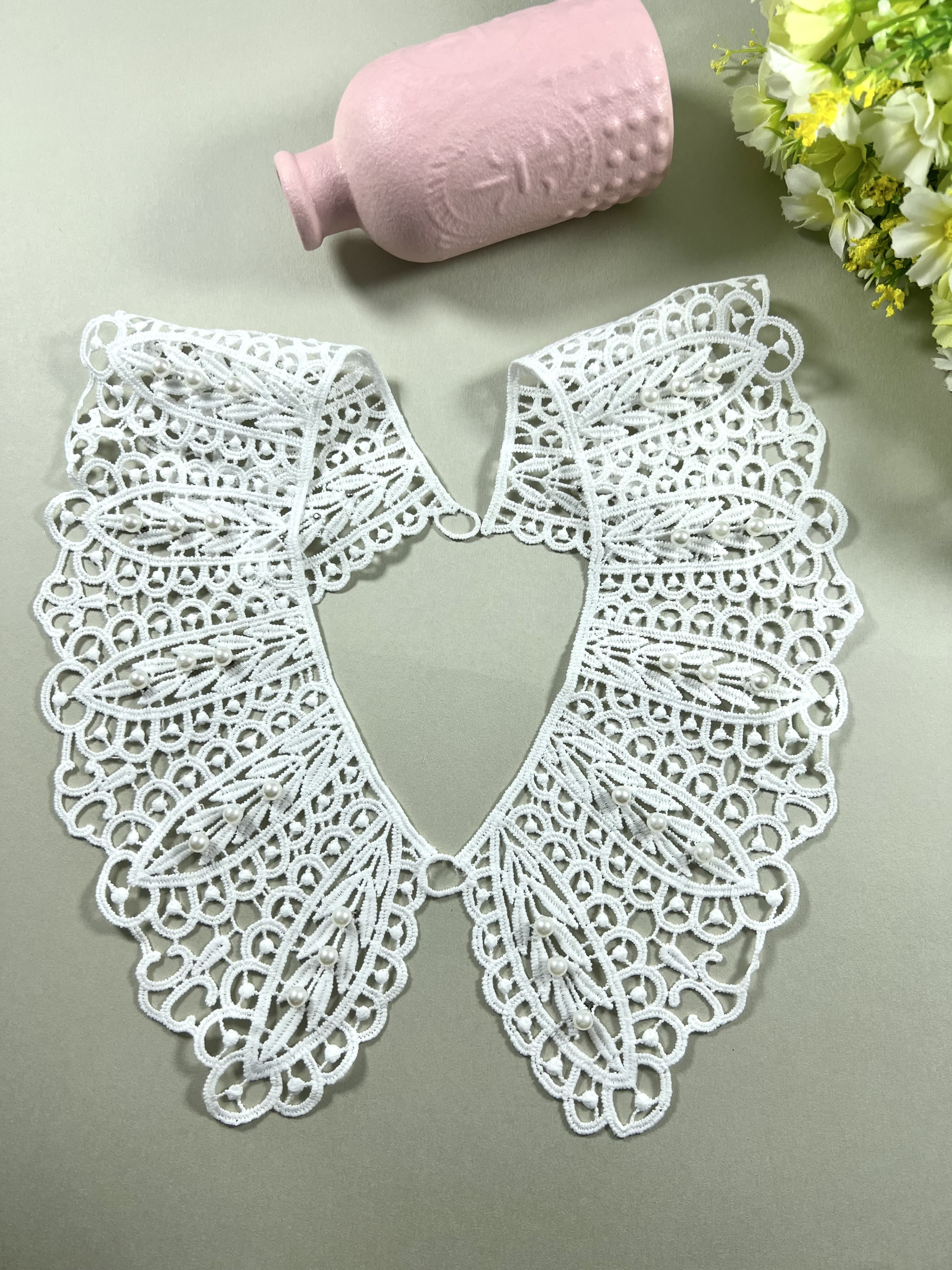 New handcrafted beaded floral patterns in stock