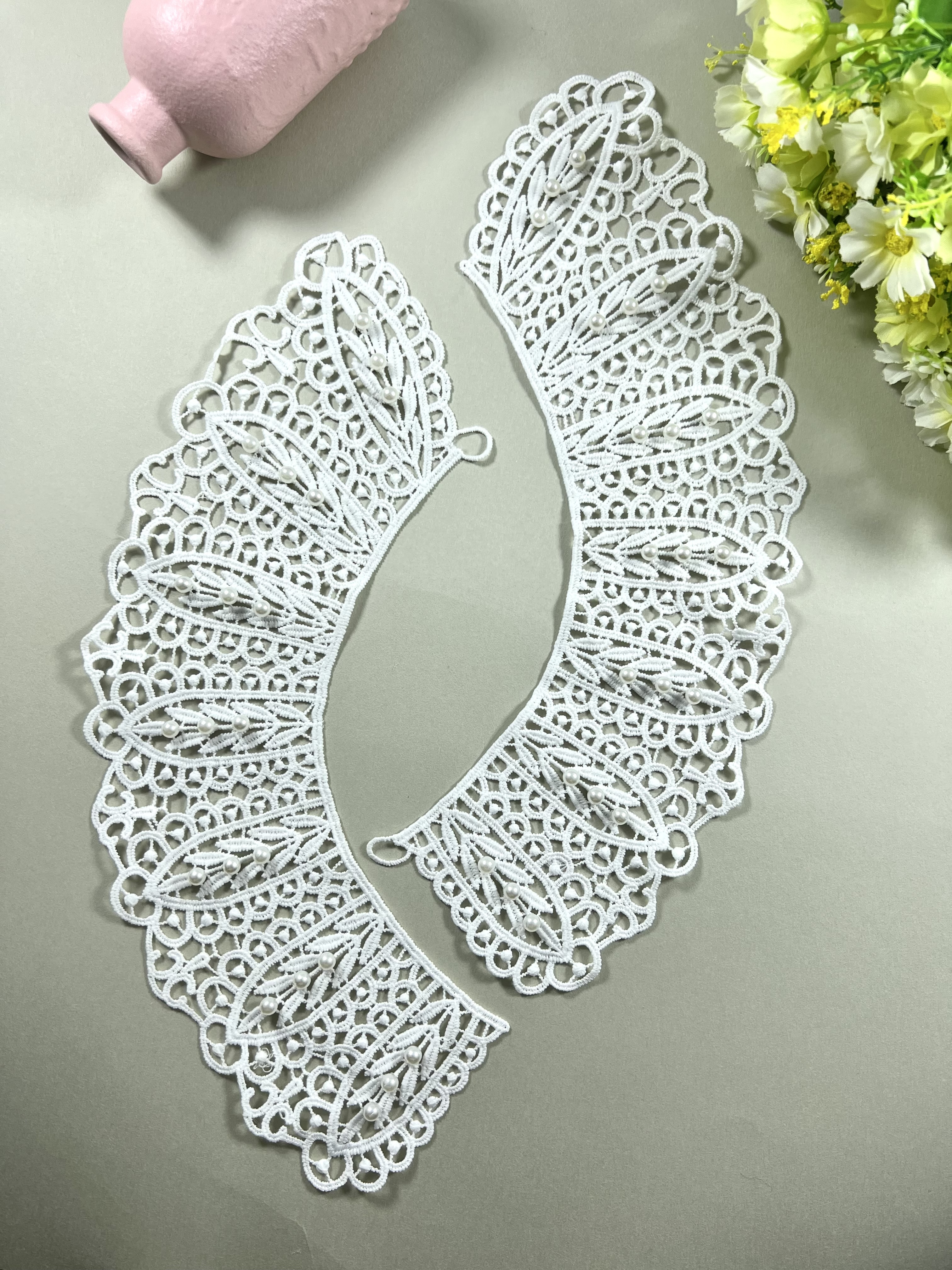 New handcrafted beaded floral patterns in stock details Picture