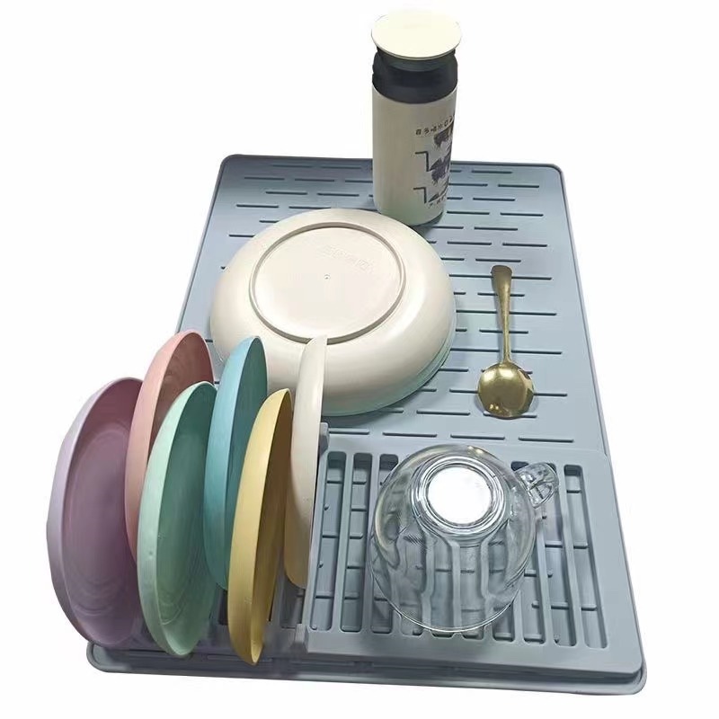 Asphalt bowl rack vajilla rack de almacenamiento plato cocina armarios empotrados cajón interior rack de tipo plato plato de cocina asphalt mat details Picture