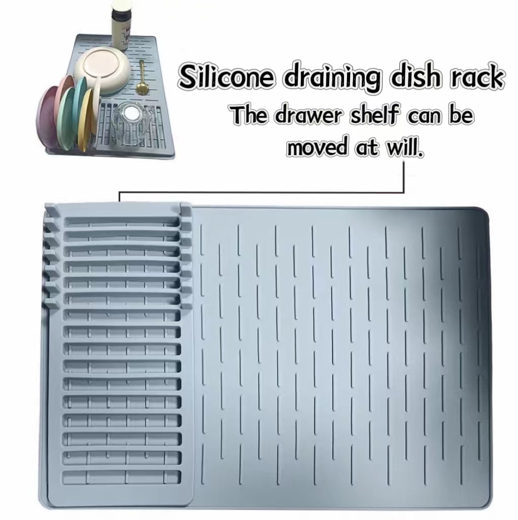 Asphalt bowl rack vajilla rack de almacenamiento plato cocina armarios empotrados cajón interior rack de tipo plato plato de cocina asphalt mat Specification image