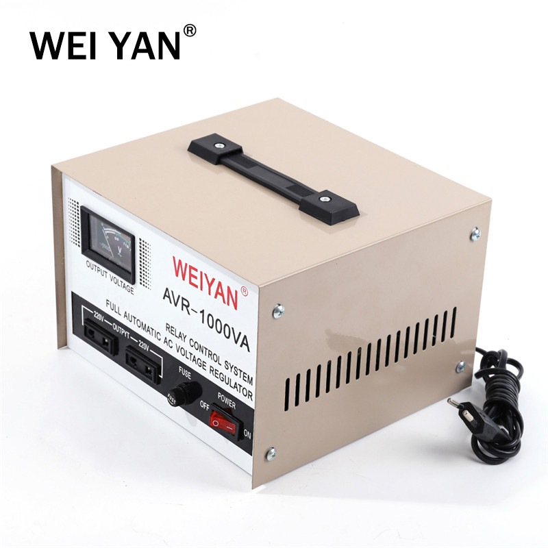 Voltage stabilizer AVR-500VA 1000VA for export supply, AC 220v fully automatic computer refrigerator voltage stabilizer details Picture