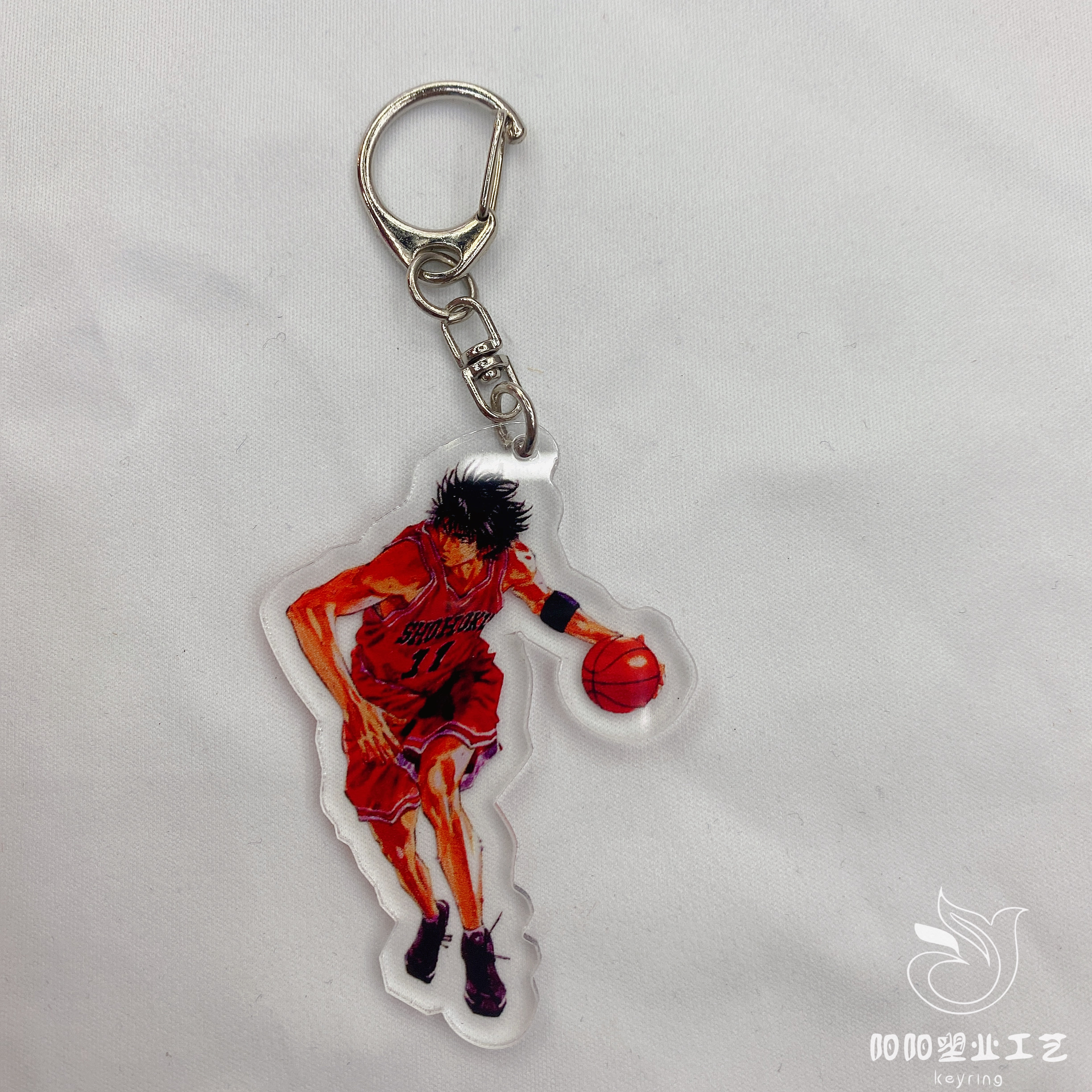 灌篮高手新款亚克力钥匙扣动漫周边樱木花道创意可爱挂件包包挂饰