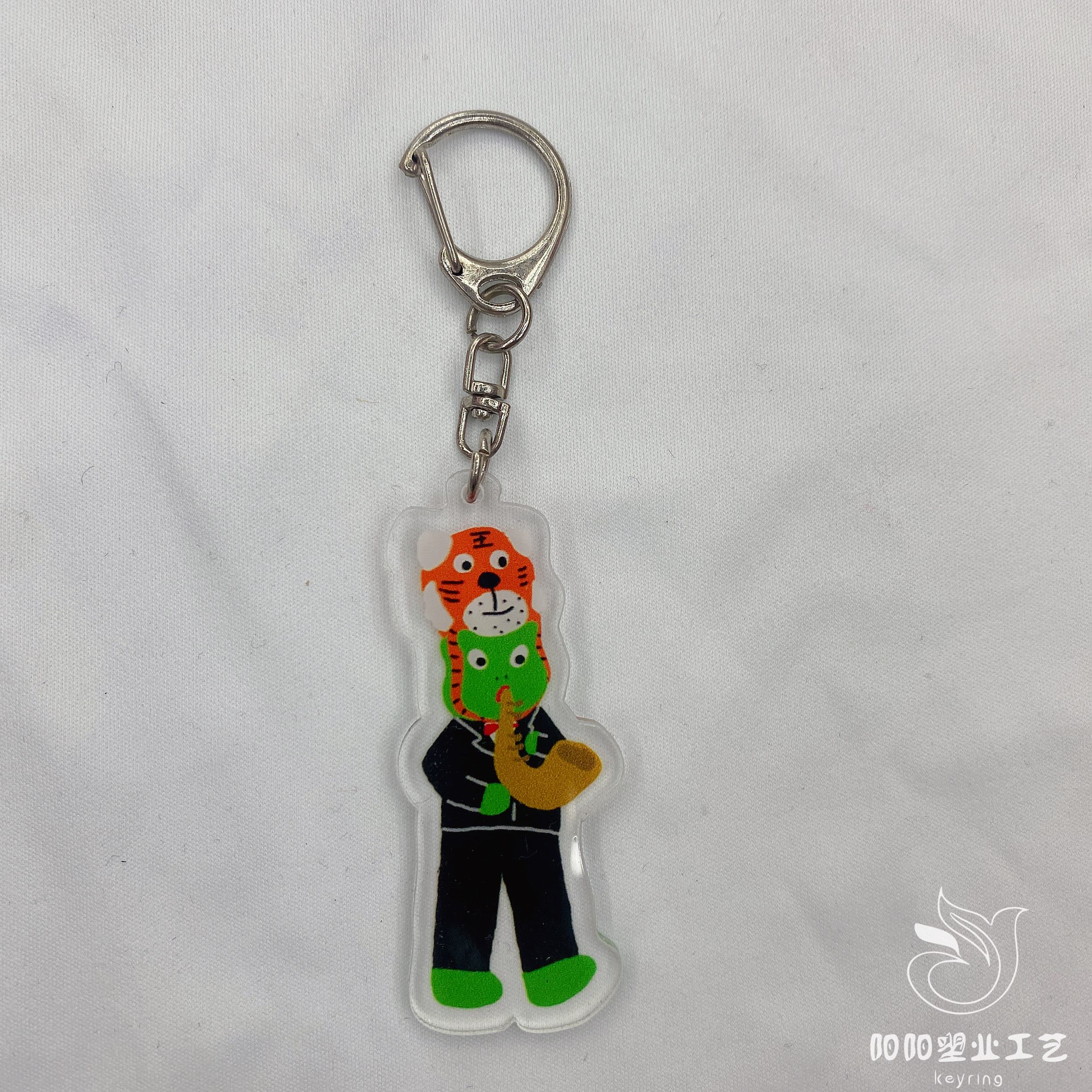 亚克力钥匙扣/公仔/钥匙扣白底实物图