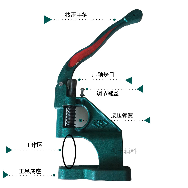 手压机/四合扣机器/打气眼机器细节图