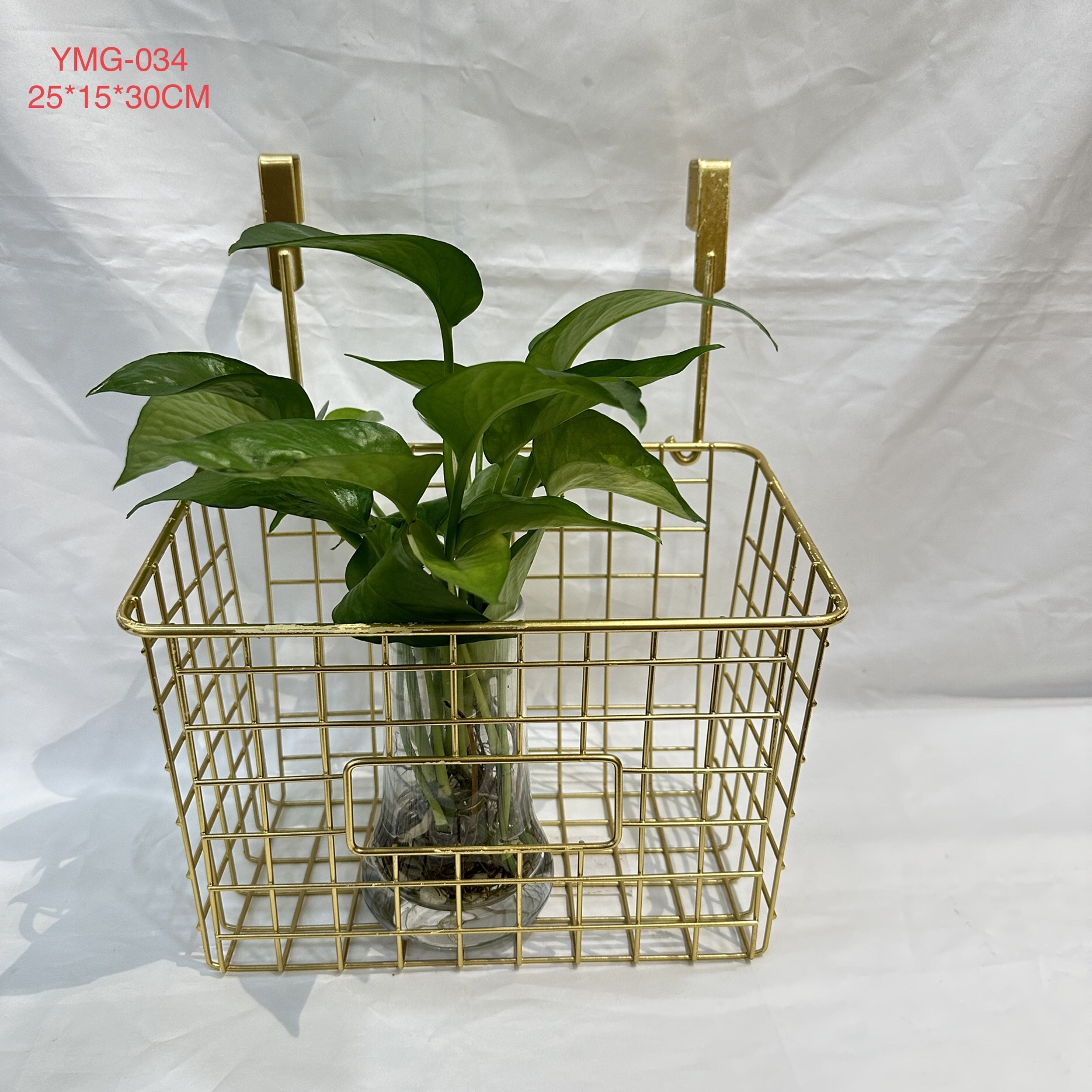 厂家直销 厨房浴室铁艺置物篮 可挂 宿舍床头挂式收纳篮 创意家居杂志衣物置物架 礼品礼物精致大气 铁艺制品喷漆不生锈