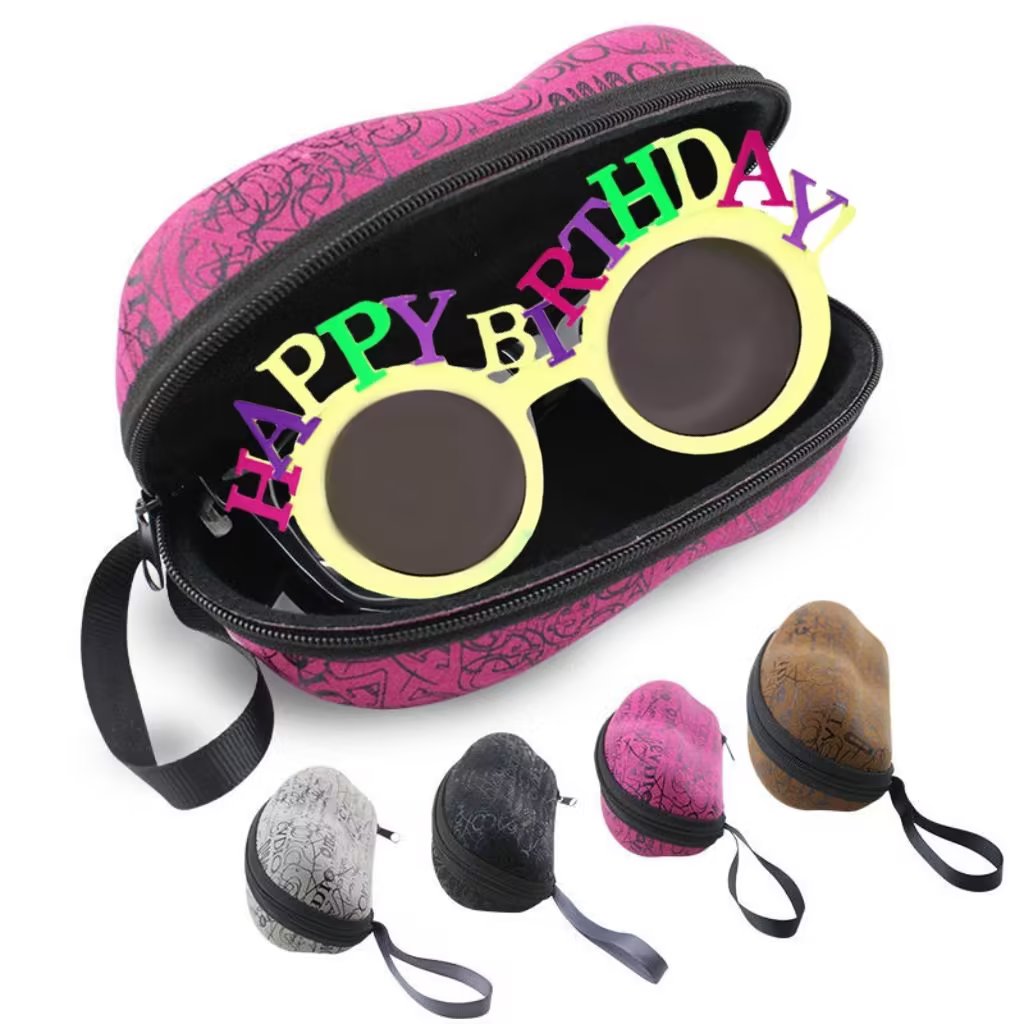 时尚太阳镜儿童镜眼镜盒便携式墨镜盒拉链盒防摔收纳盒详情图11