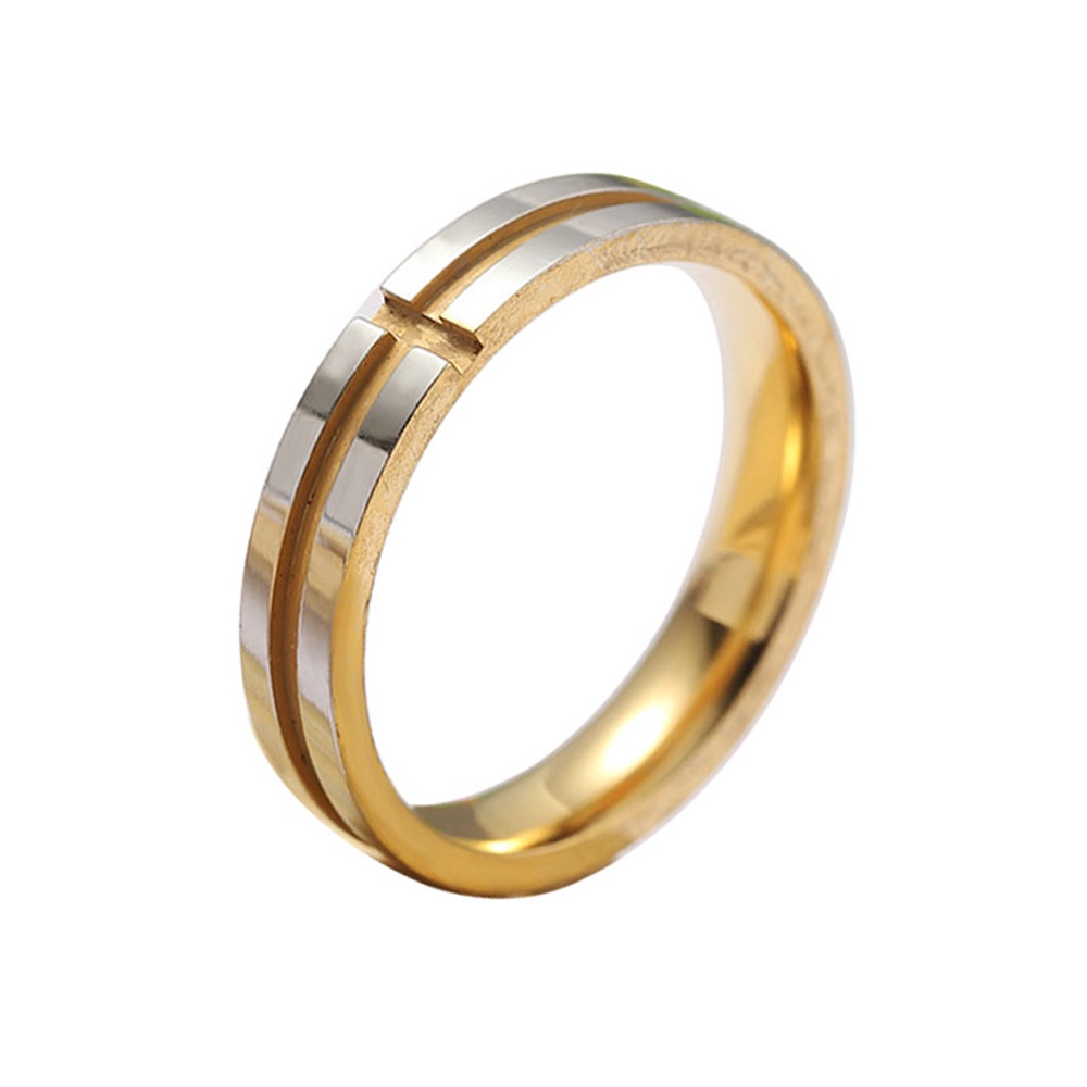 South American fashion trend stainless steel ring for men and women thumbnail