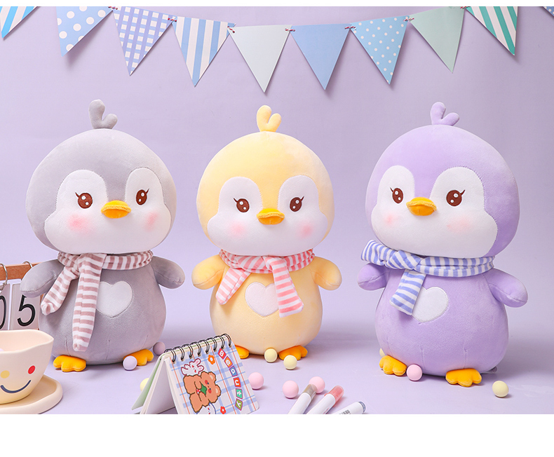 Cute penguin plush toys, baby soothing dolls, cloth dolls, sleeping pillows, birthday gifts for children and girls pic 10