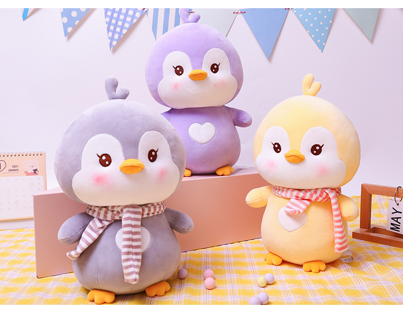 Cute penguin plush toys, baby soothing dolls, cloth dolls, sleeping pillows, birthday gifts for children and girls pic 9