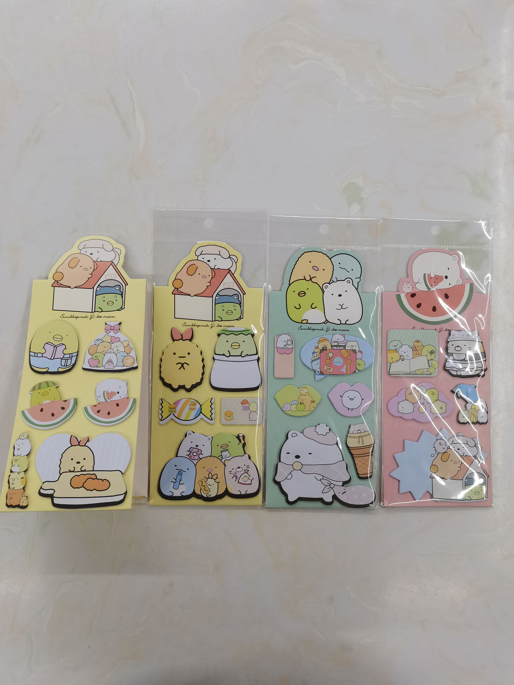 便利贴/带粘性便利贴/造型便利贴白底实物图