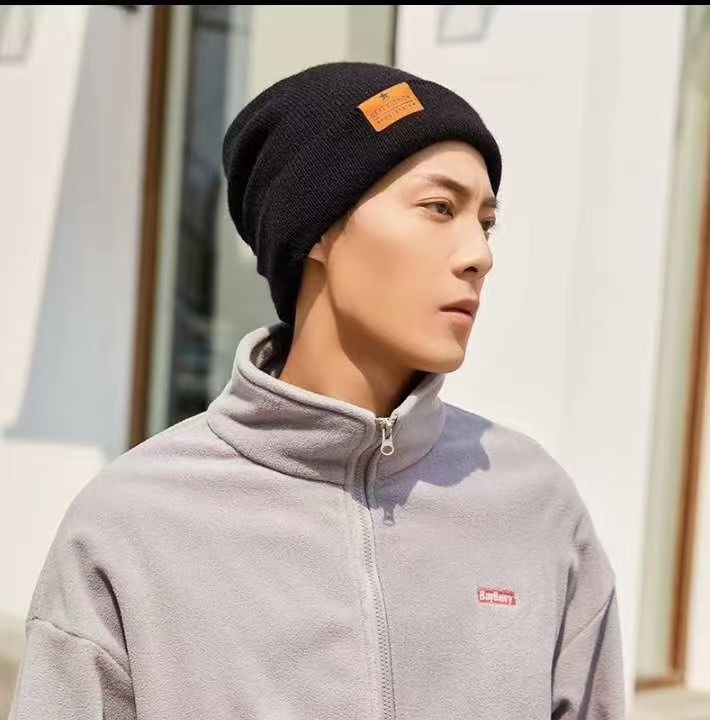 Men's headscarf cap, Dui Dui cap, baseball cap design, velvet material, breathable, comfortable, trendy, versatile headscarf accessories details Picture