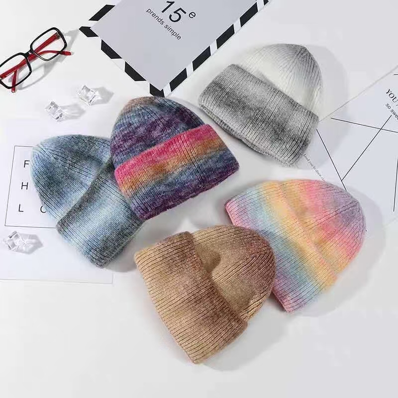 Fashionable rainbow headscarf hat, men's baseball cap, velvet material, breathable and comfortable outdoor sports casual hat Specification image
