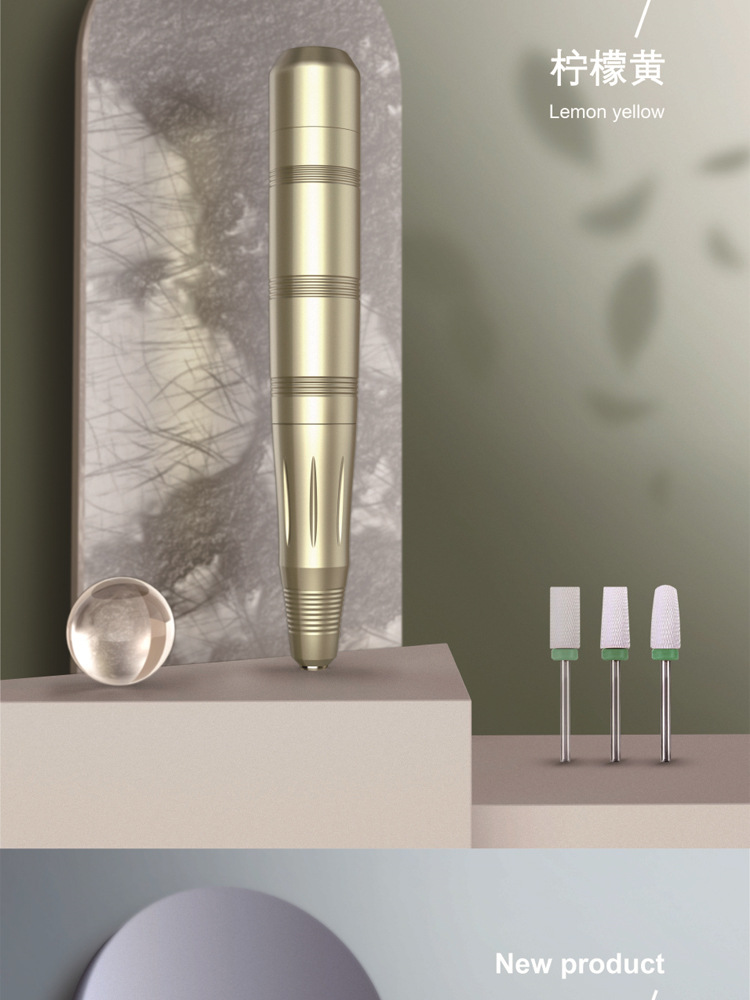 新品美甲打磨机卸甲打磨抛光笔试磨甲器迷你电动美甲工具打磨机详情2