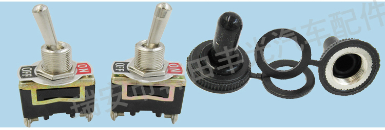 Factory direct sales: 2-plug screw foot toggle button car toggle switch car toggle 15A 250VAC KN3C-101 E-Ten1021 pic 4