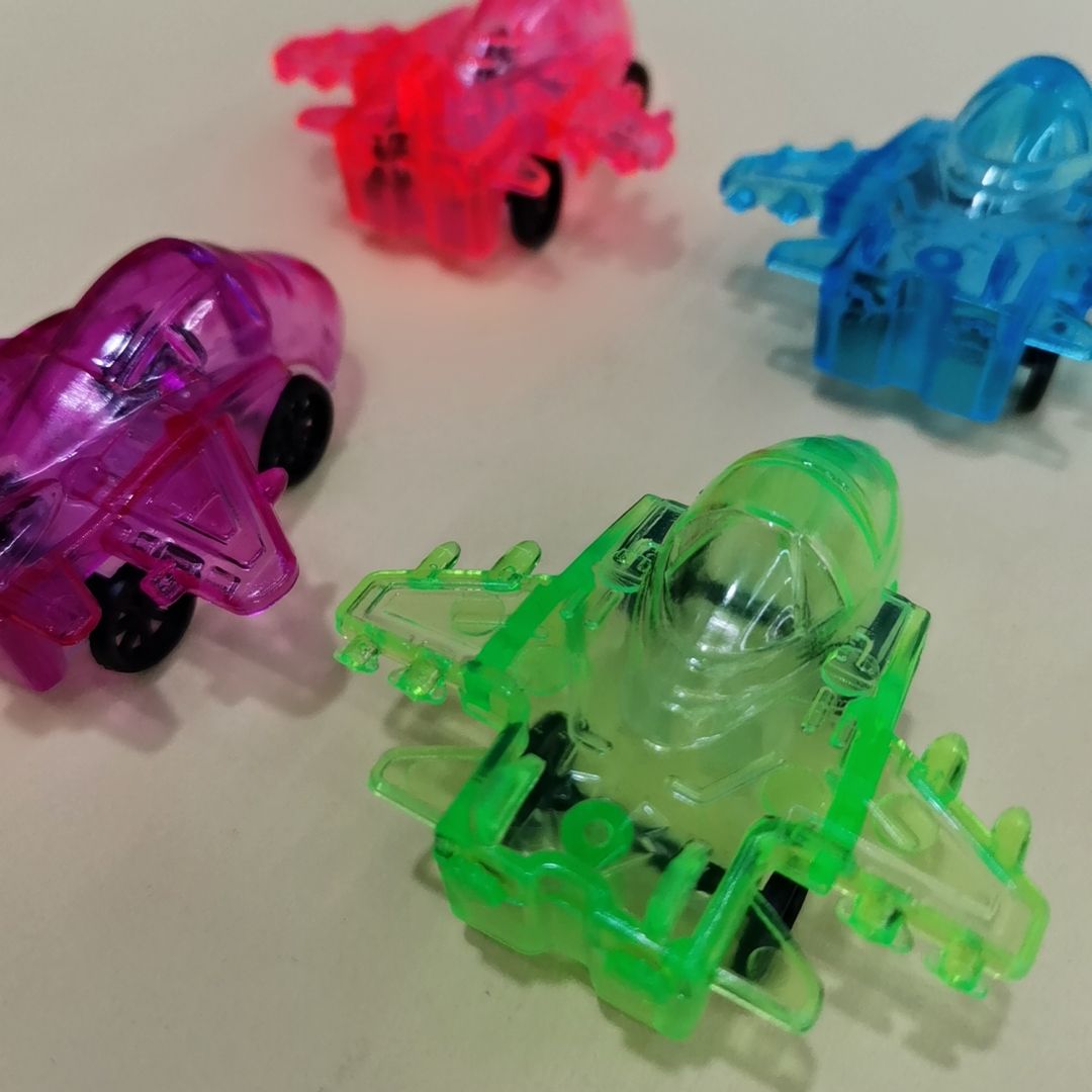 滑行飞机/透明飞机/赠品配件白底实物图