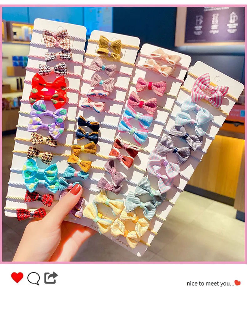 New bow hair clips for Korean children, girls, babies, princesses, cute side hair clips, hair accessories, and headwear for girls pic 1