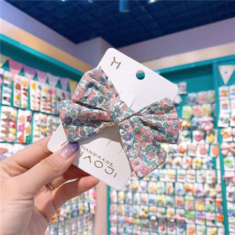 New bow hair clip, Korean girl, baby, princess, cute side hair clip, hair accessory, headwear for girls pic 1