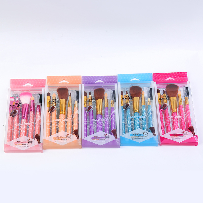 Beginner's 5-screw makeup brush set, complete makeup tools, eyeshadow, Internet celebrity set, eyebrow brush, blush, loose powder brush pic 1