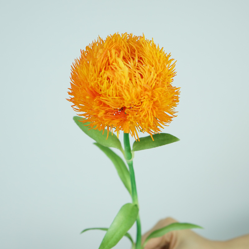 Green carnations, ultra-realistic tactile simulation flowers, home decoration, flower arrangements, flower ornaments, photography props, artificial flowers wholesale pic 3