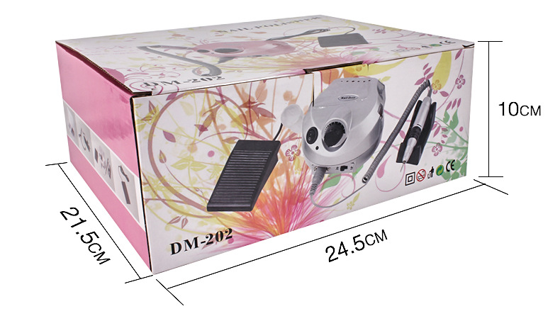 厂家直销DM-202美甲打磨机皮打磨抛光笔试磨甲器迷你电动美甲工具详情4