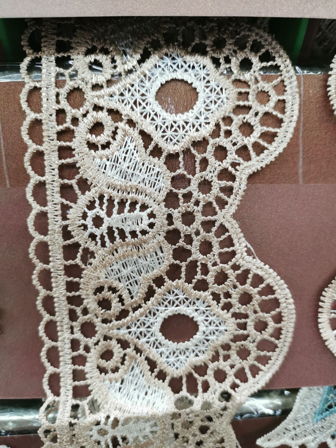 Two-color lace water-soluble embroidery lace water-soluble Specification image