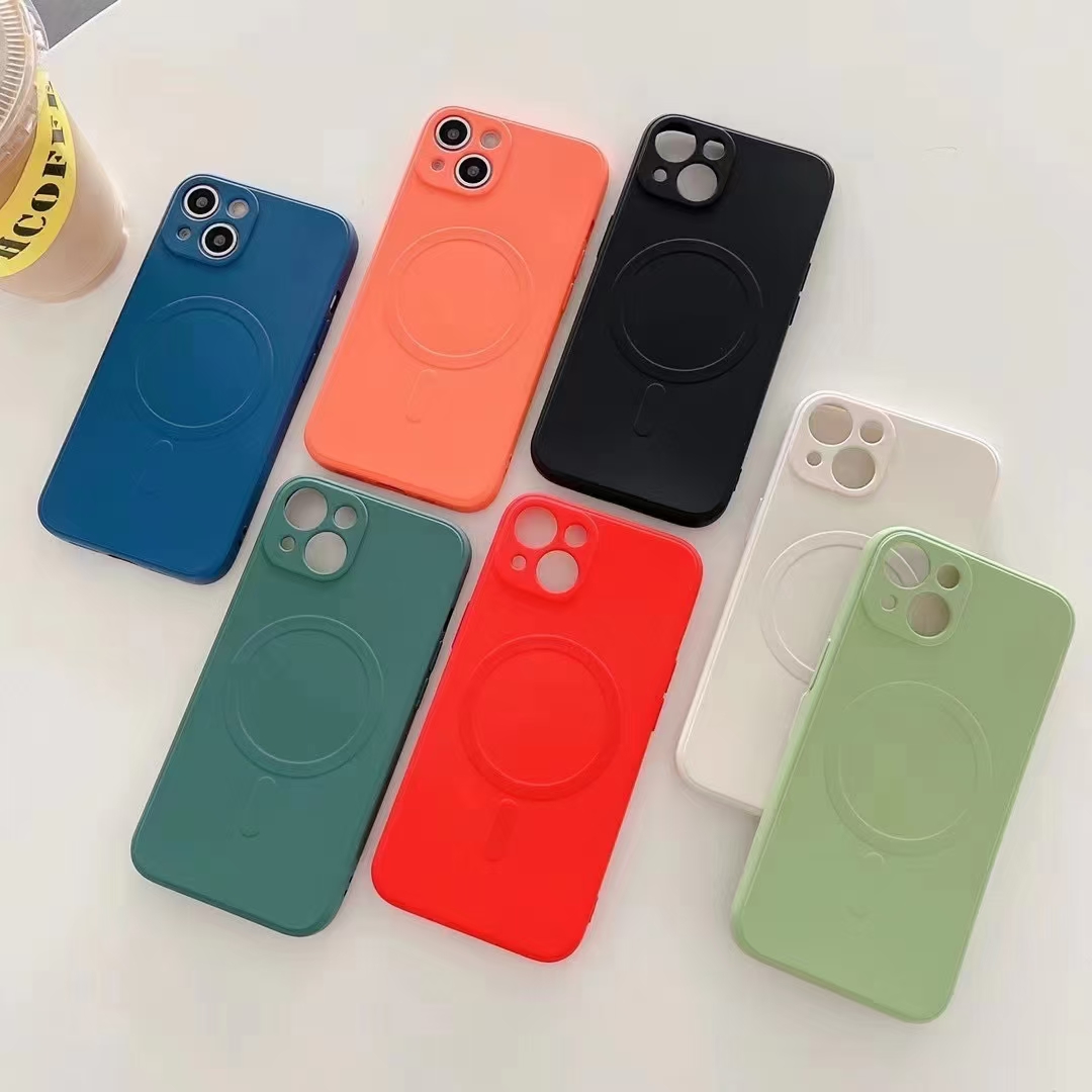 Charging magnetic liquid phone case, phone protective cover detail image 13