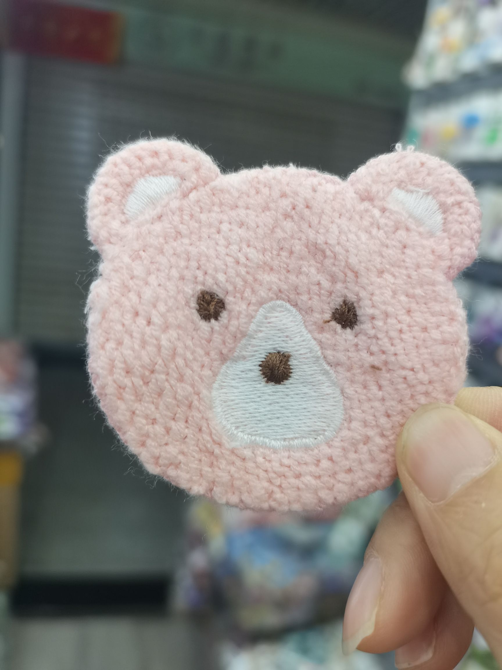 韩式小熊毛绒可爱发夹女夹子头饰儿童秋冬宝细节图