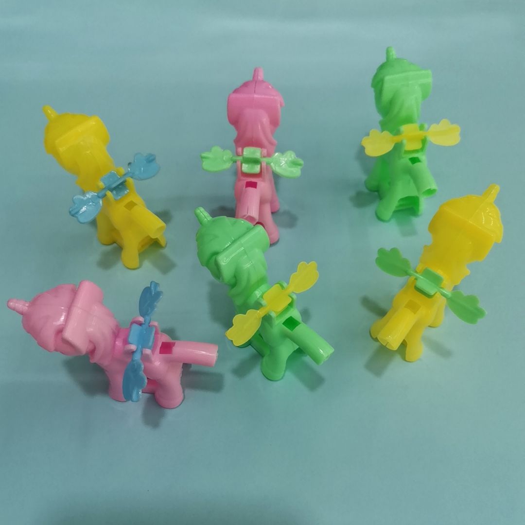 小马口哨/吹转塑料玩具产品图