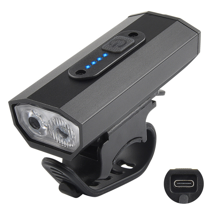 BK08铝合金2T6强光自行车前灯USB充电带电量显示自行车灯 骑行照明灯详情19